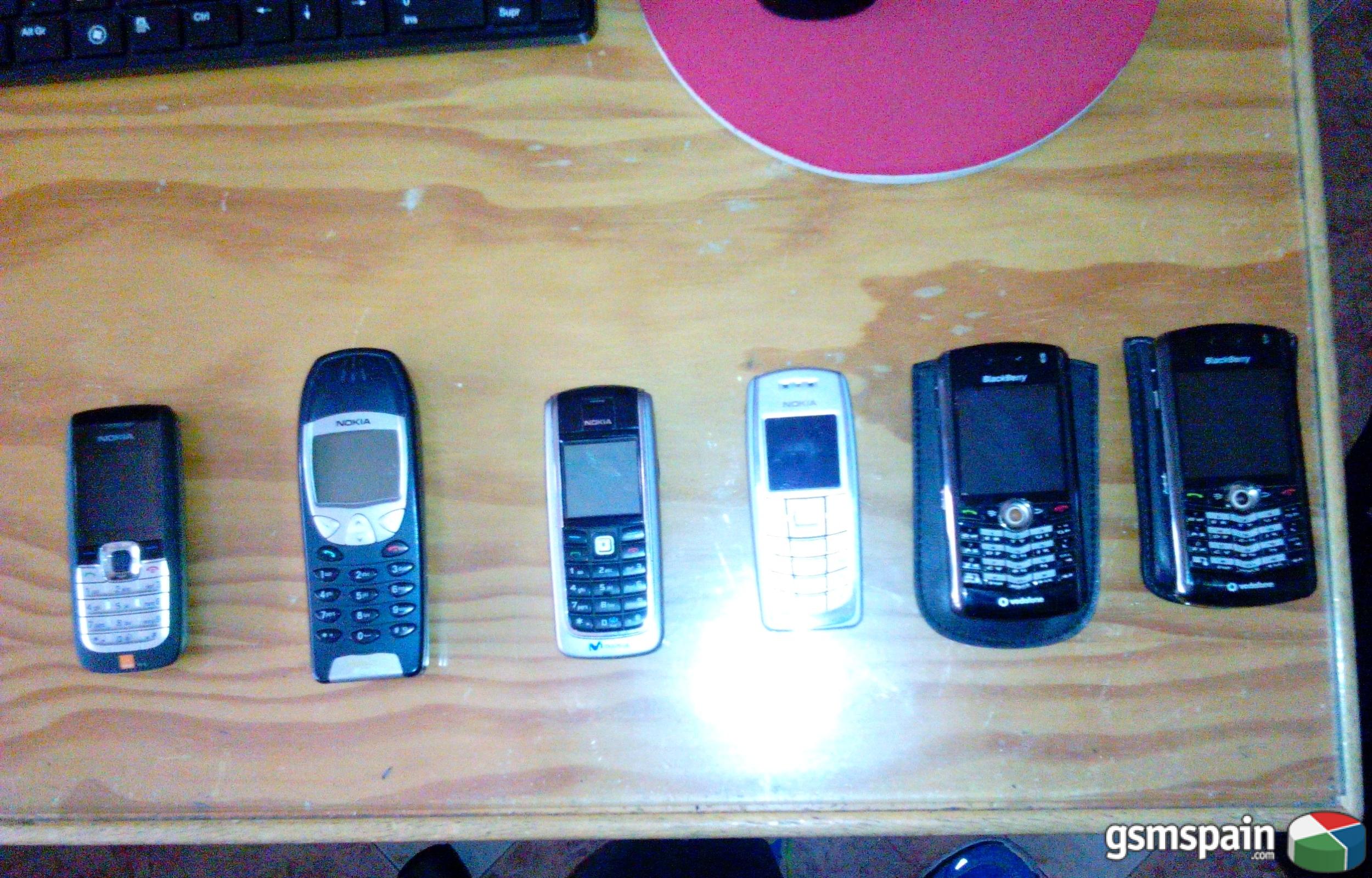 [VENDO] Pack Telfonos Nokia y Blackberry Pearl