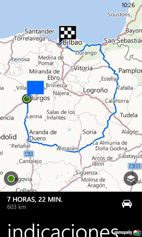 Importar rutas de Google en Here Maps