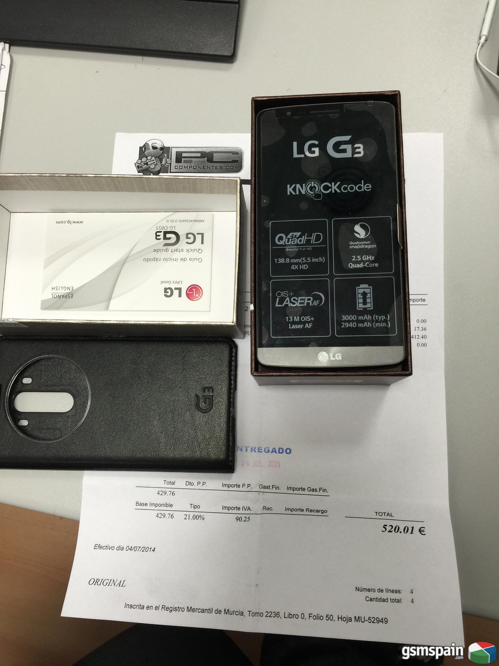 [vendo] ****lg G3 Negro Libre Factura*****