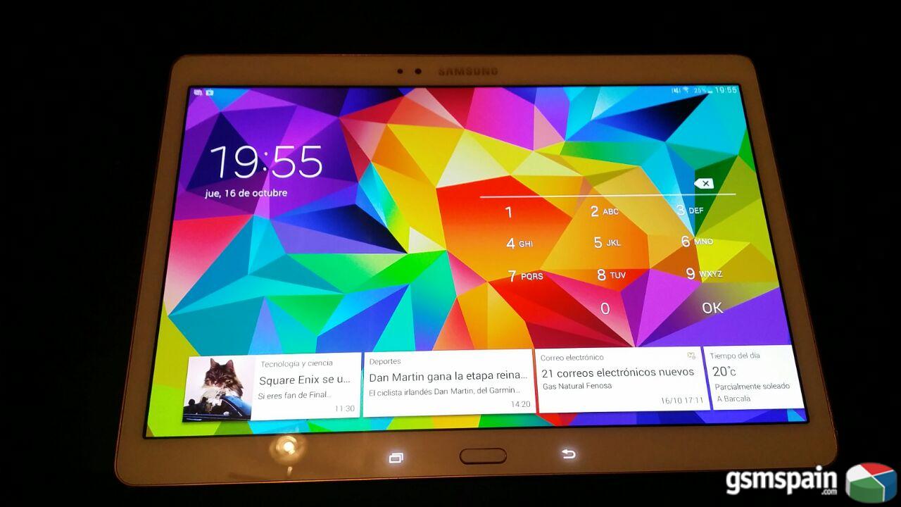 [vendo] Samsung Galaxy Tab S 10.5 16gb Wifi Color Blanco