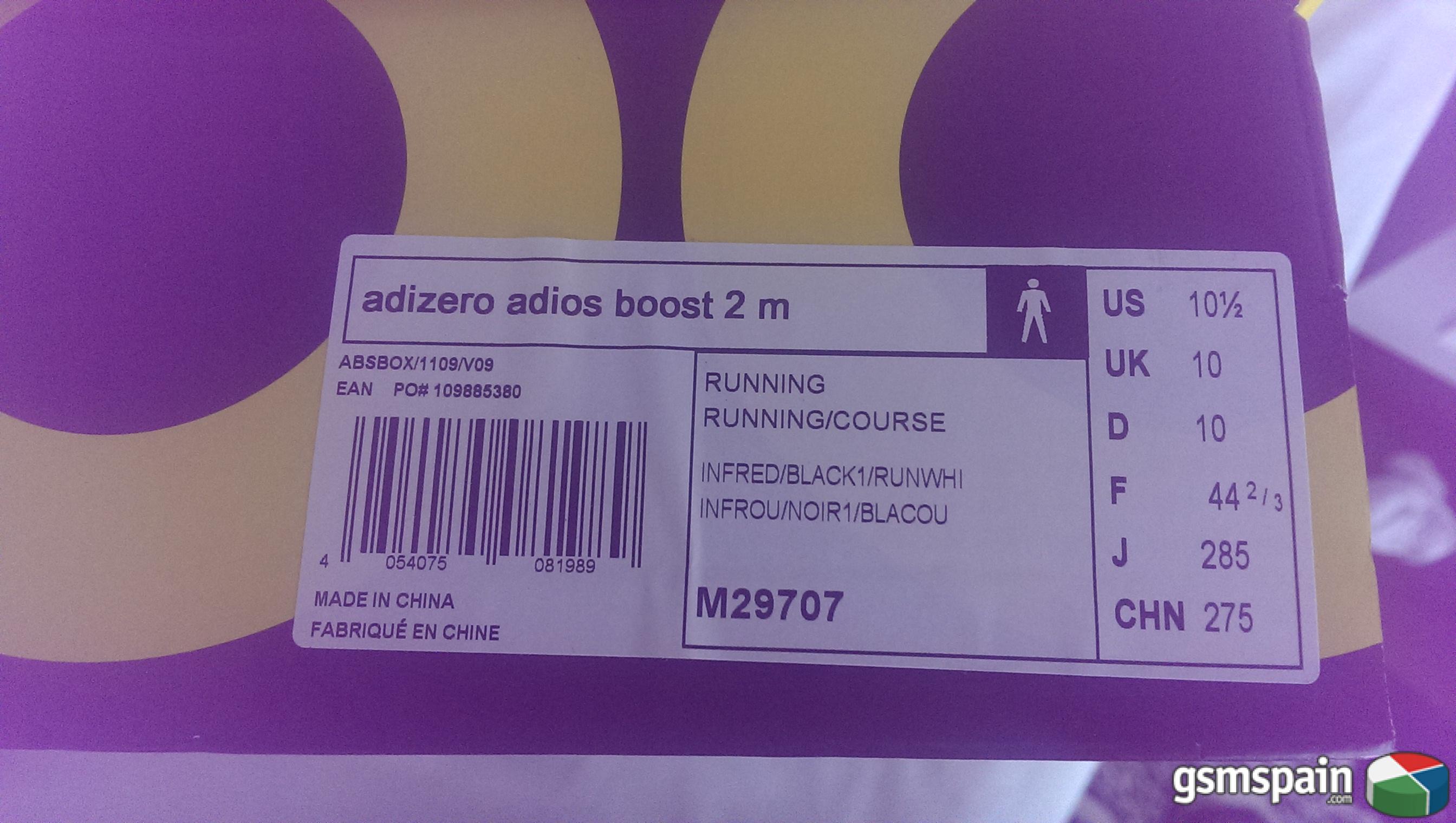 [vendo] Adidas Adios Boost 2 Uk 10. 80 Euros.