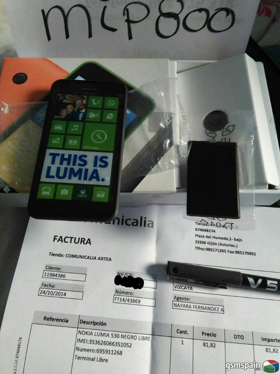 [VENDO] Nokia Lumia 530 libre negro nuevo sin uso con factura
