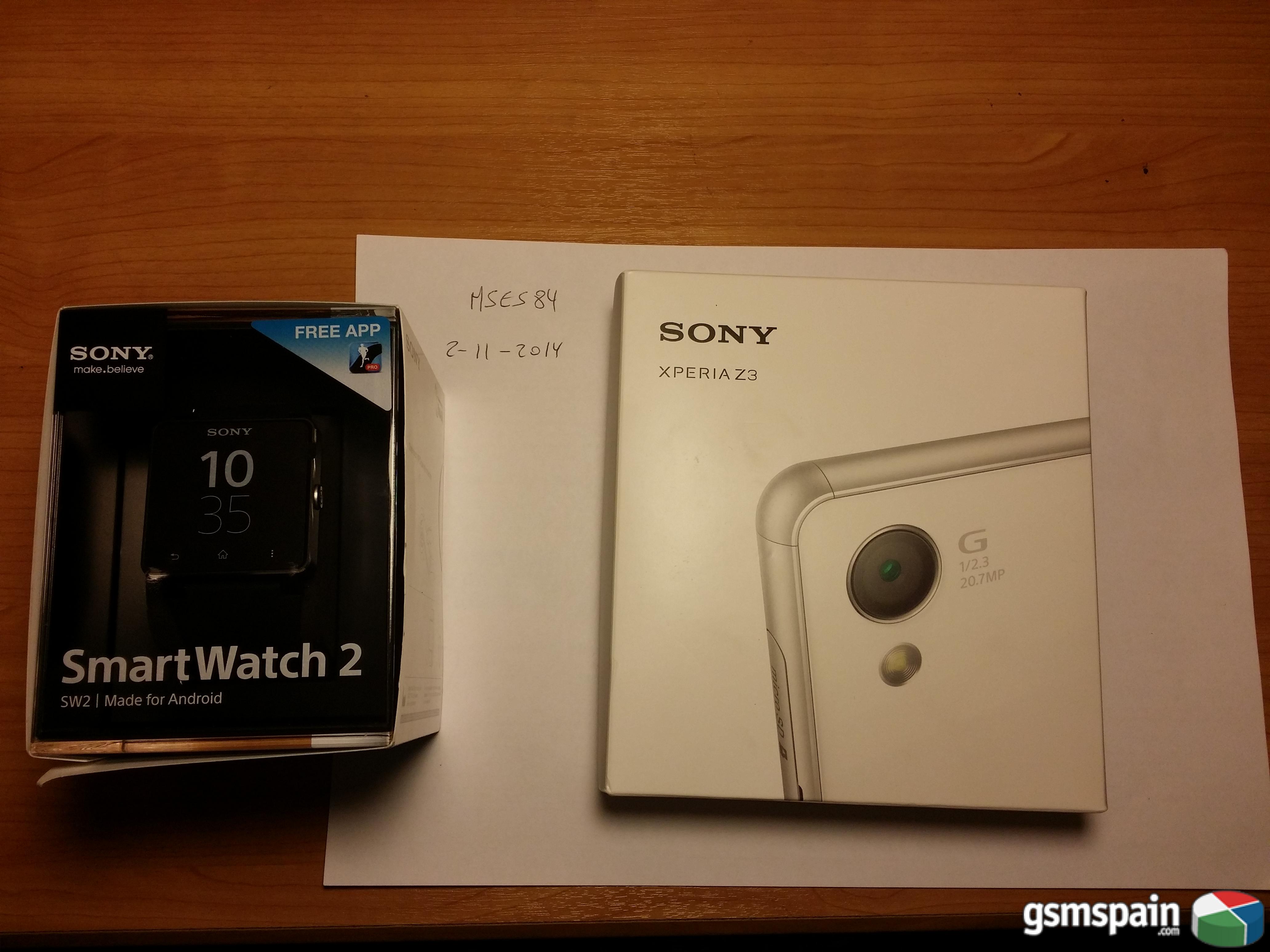 [VENDO] sony xperia z3 libre/Sony smartwatch2