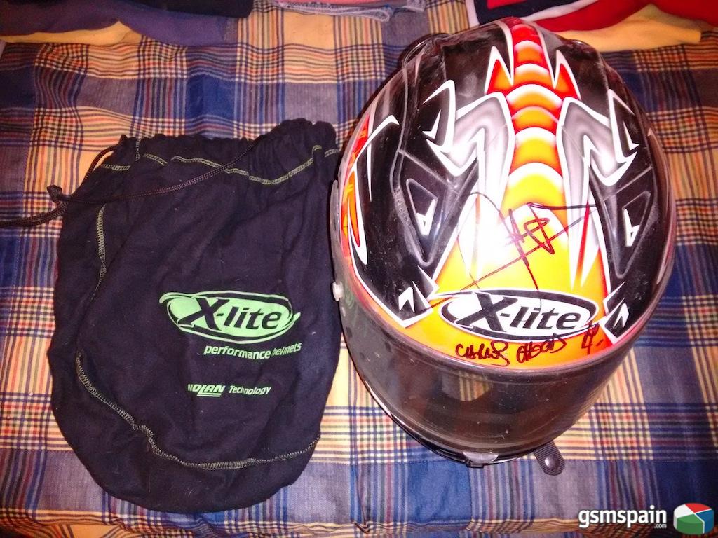 [vendo] 2 Cascos Nolan X-lite Replica Carlos Checa Firmados Por El.