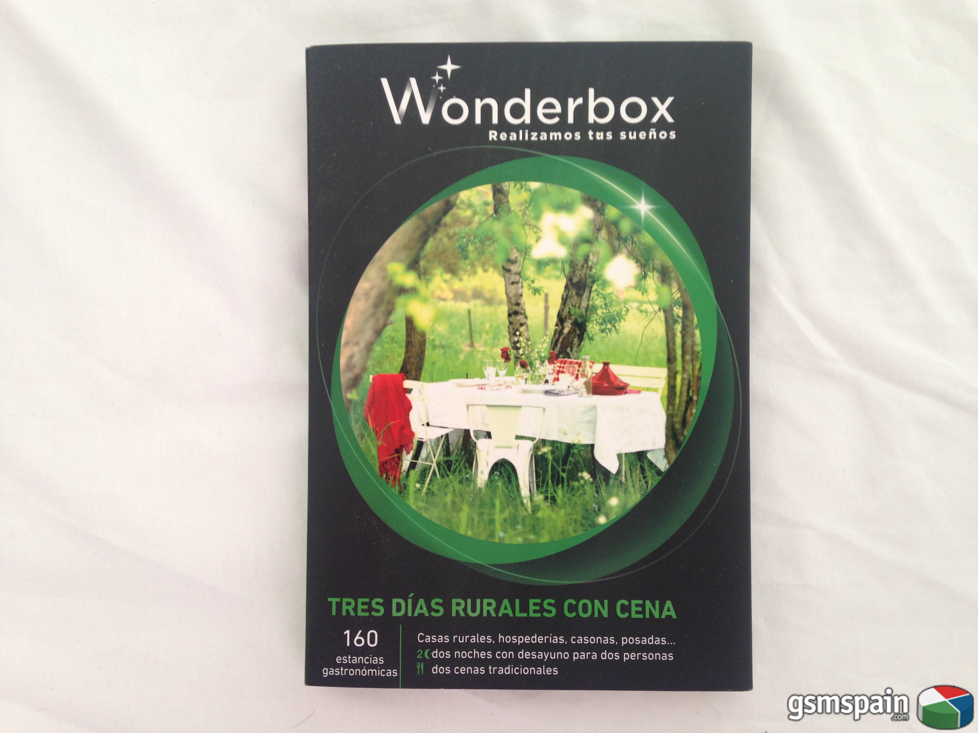 VENDO] Cajas Wonderbox/Smartbox para regalar sensaciones - Estancias  rurales/cenas
