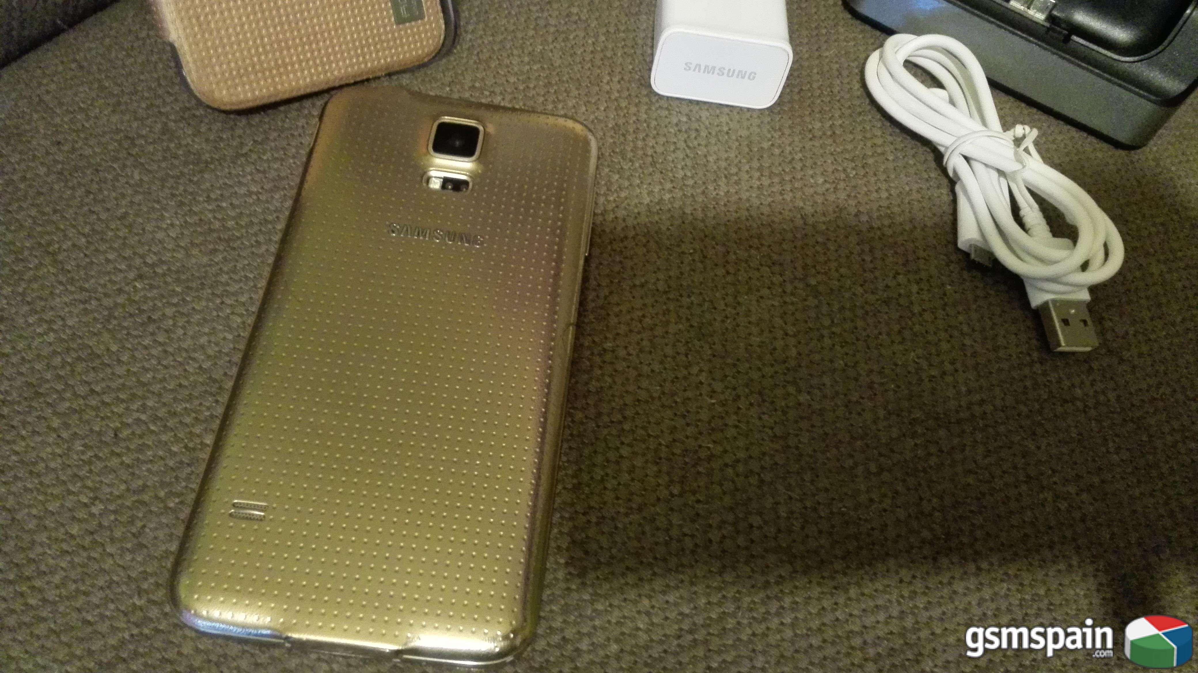 [VENDO] ++++ Samsung S5 G900F Gold + Libre + Factura ++++++