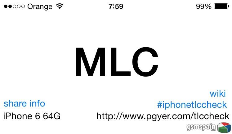 [PROBLEMA] COMPROBAR si tu iPhone 6 usa memorias TLC o MLC.