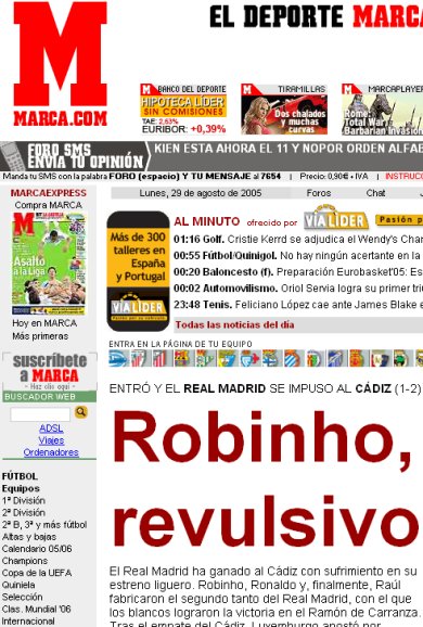 Magico Robinho !!!