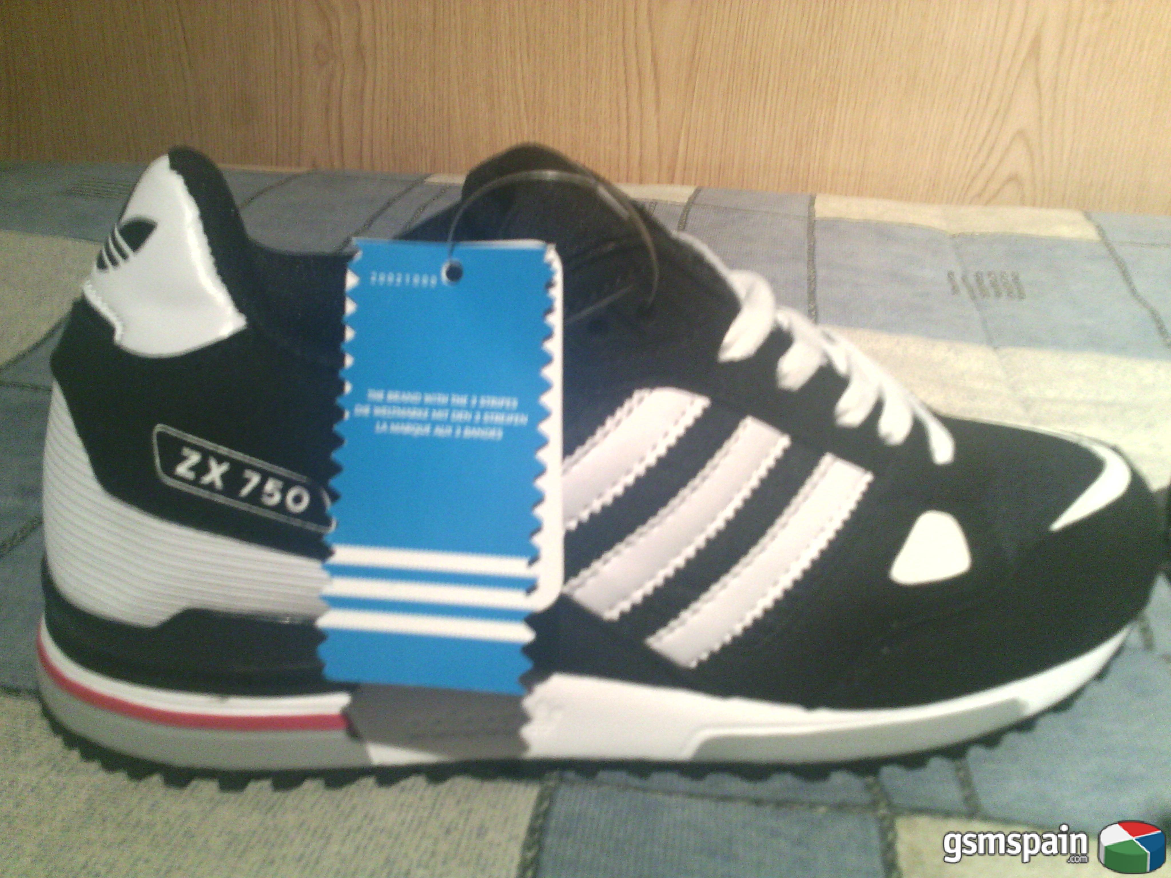 [vendo] Zapatillas Adidas Zx 750 Negras Nuevas. Talla 40-41.