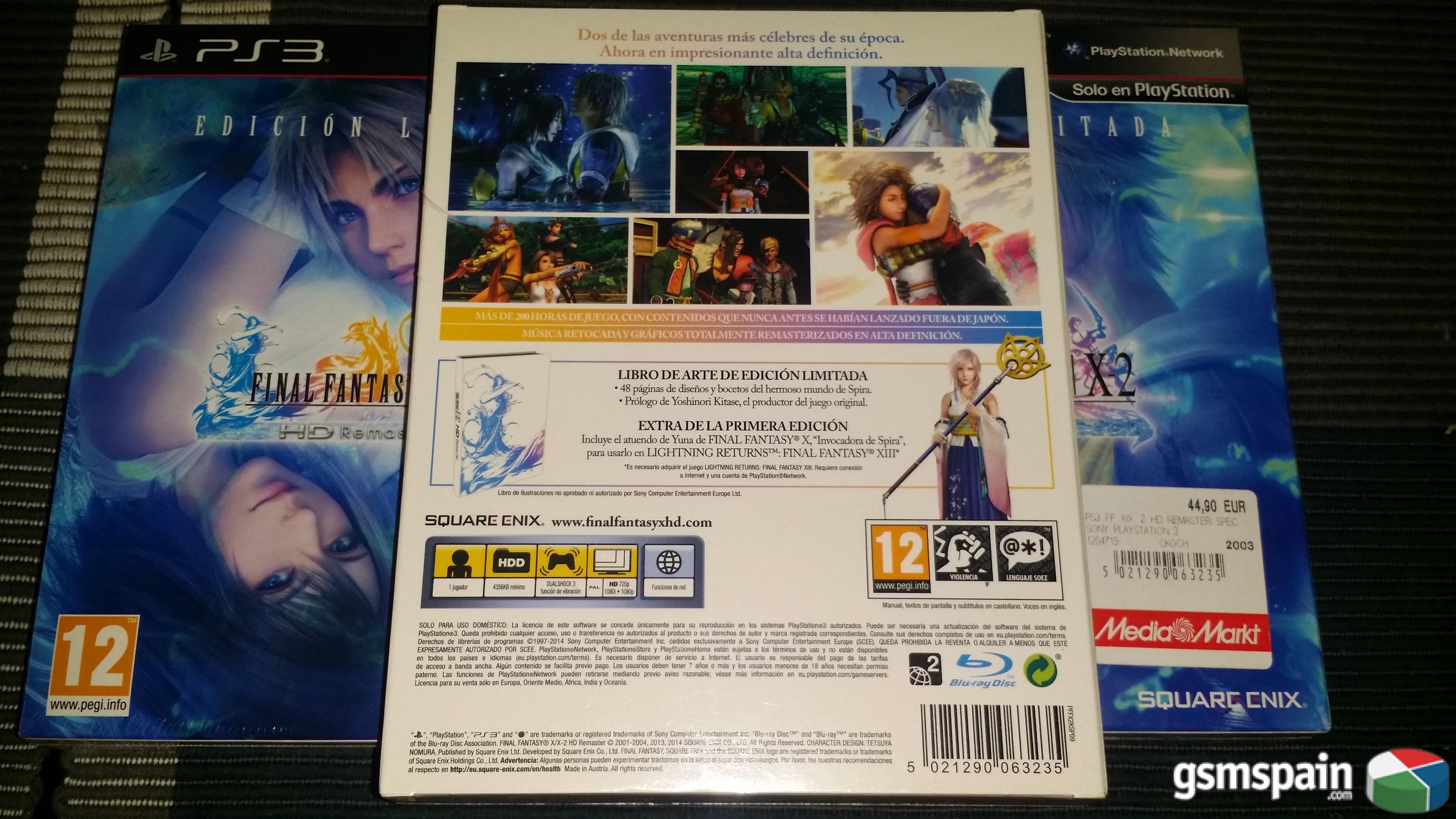 [VENDO] Final Fantasy X - X2 HD Remaster "Edicin Limitada"