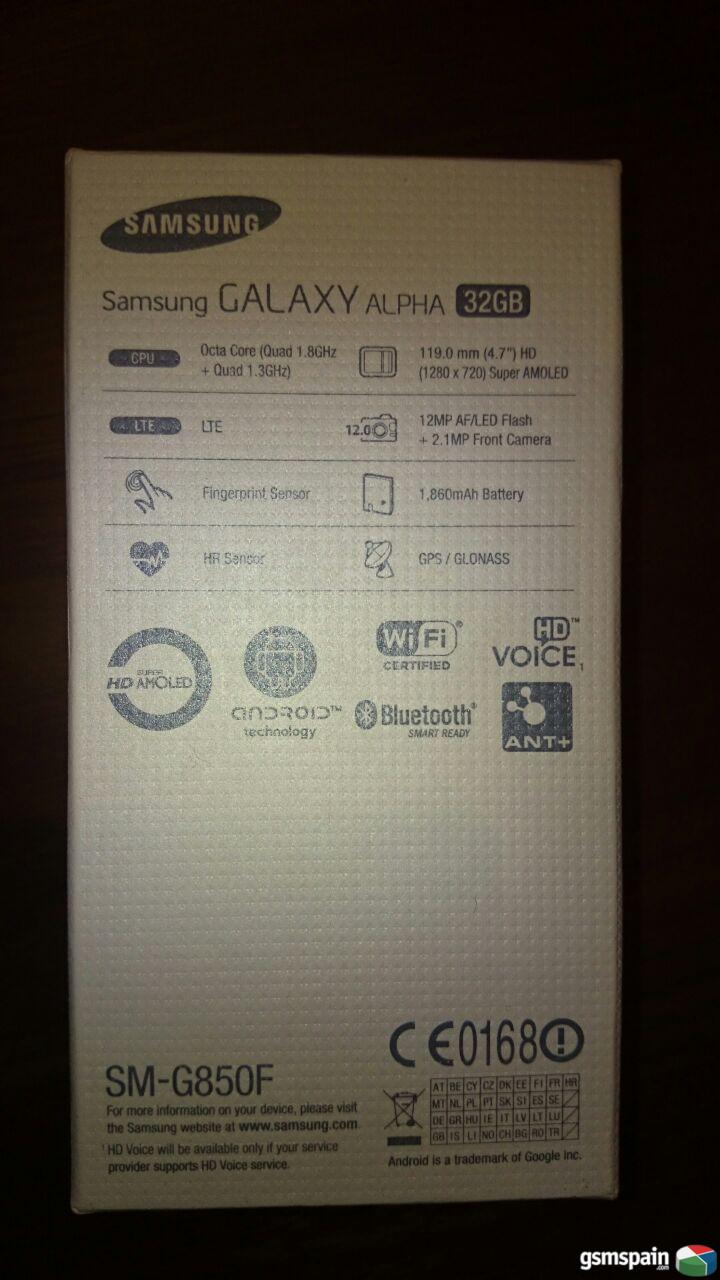 [VENDO] Samsung Galaxy Alpha precintado y libre