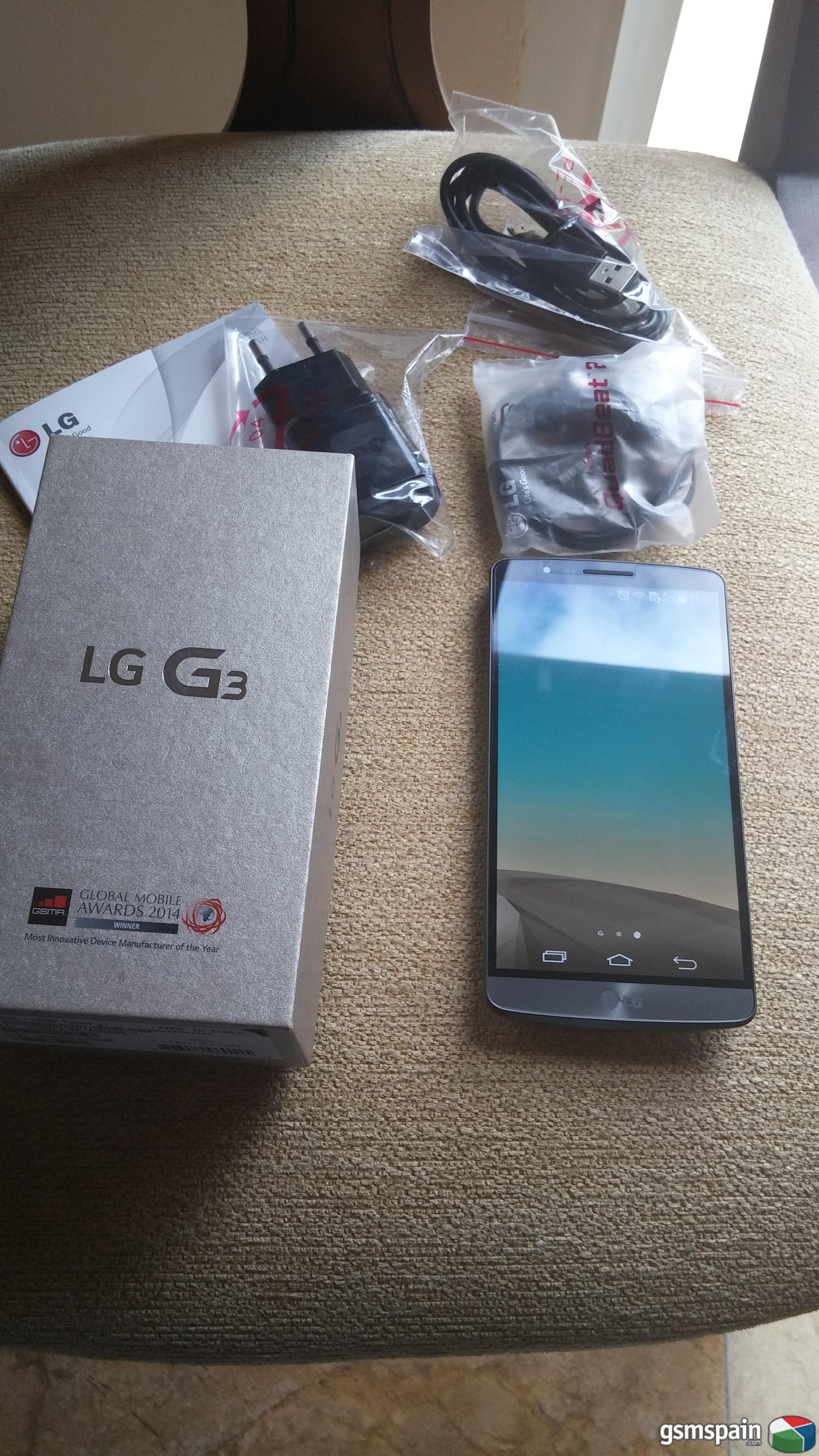[VENDO] LG G3 D855 Titanio Libre Nuevo Garanta Titan 16 Gb.