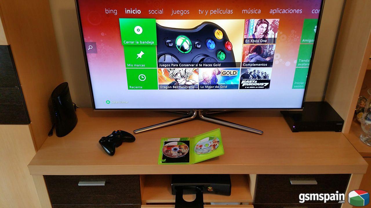 [VENDO] Xbox 360 Slim 250 GB EN GARANTA + GTA V + FORZA 4 + SKYRIM EN PERFECTO ESTADO