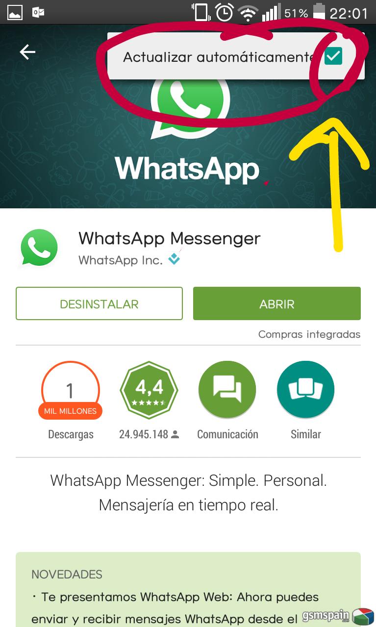 Tutorial Desactivar llamadas whatsapp