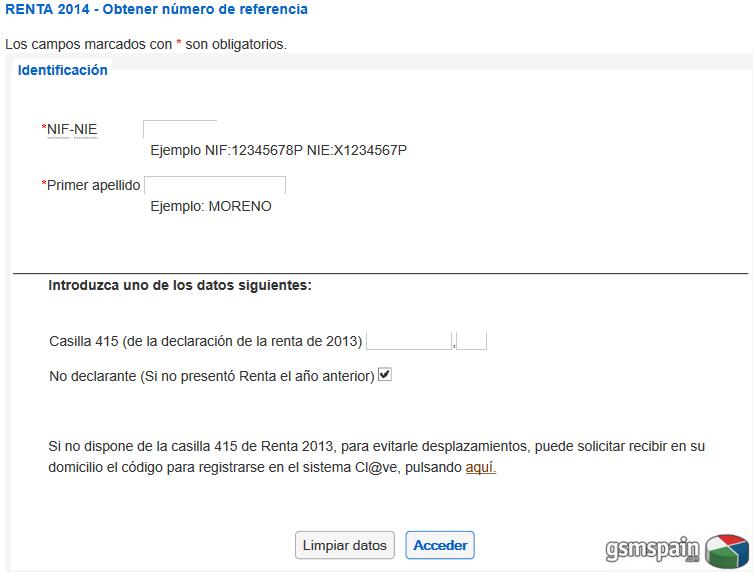 [HILO OFICIAL] Declaracin de la Renta. Ejercicio 2014