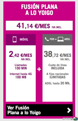 [CONSEJO] Fusin a lo Yoigo 41,14 Es una alternativa a la subida de 5 en Fusin de 42?