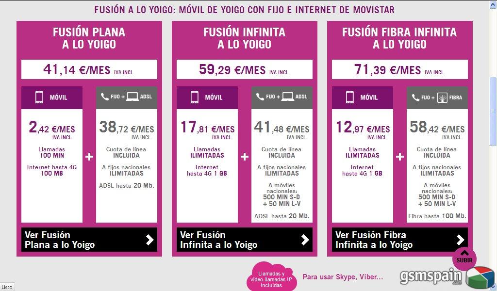 [CONSEJO] Fusin a lo Yoigo 41,14 Es una alternativa a la subida de 5 en Fusin de 42?