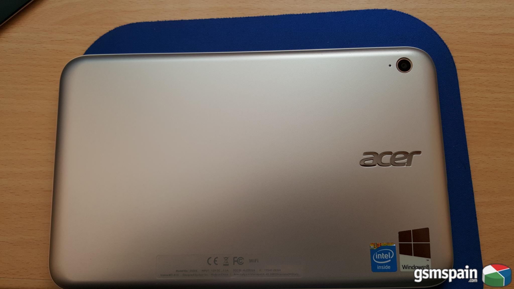 [VENDO] Tablet Acer W3-810 32Gb W8 blanca practicamente nueva