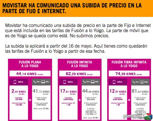 [CONSEJO] Movistar tambien sube Fusin Yoigo!!!