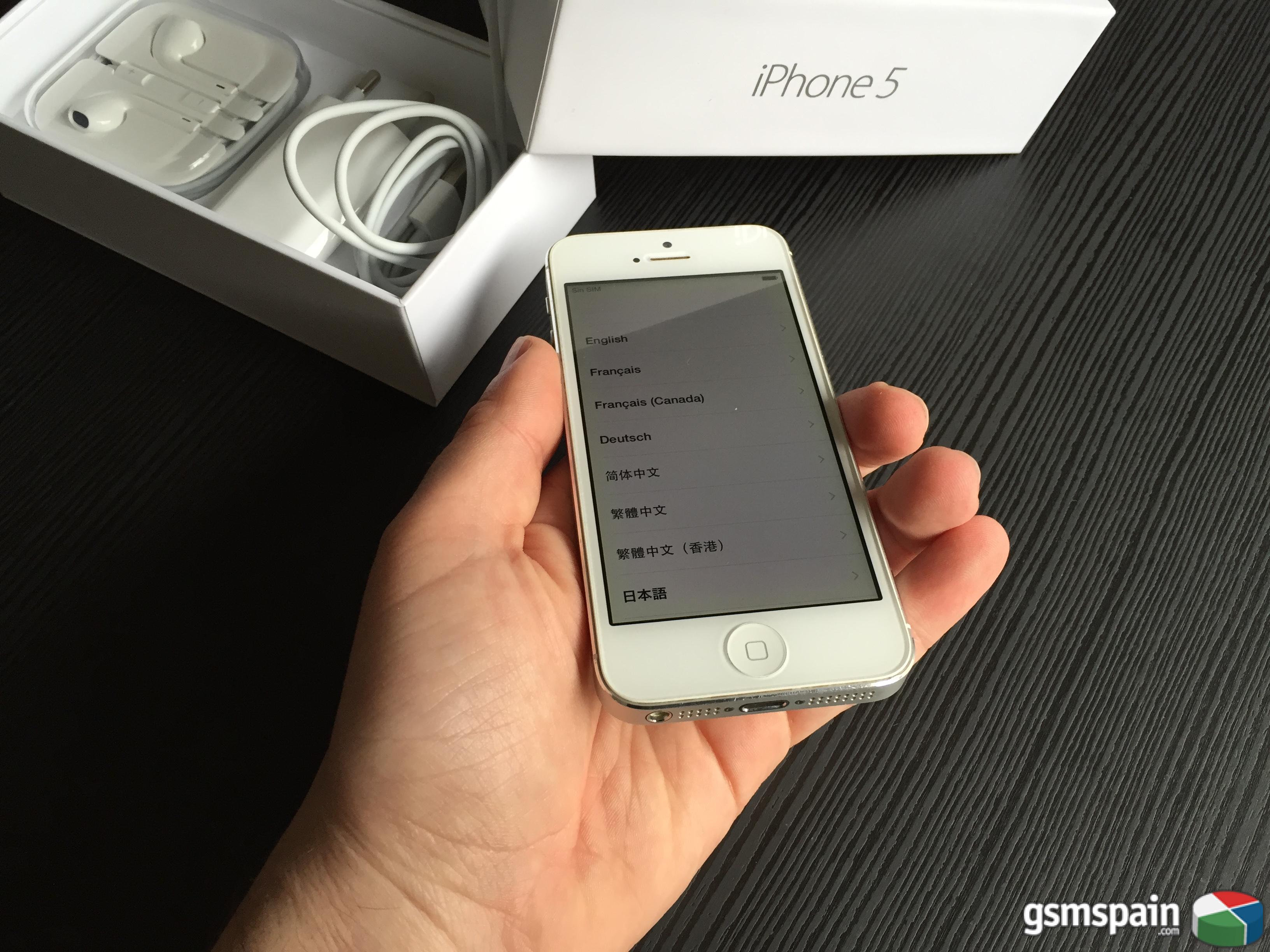 [VENDO] iPhone 5 blanco 16Gb libre