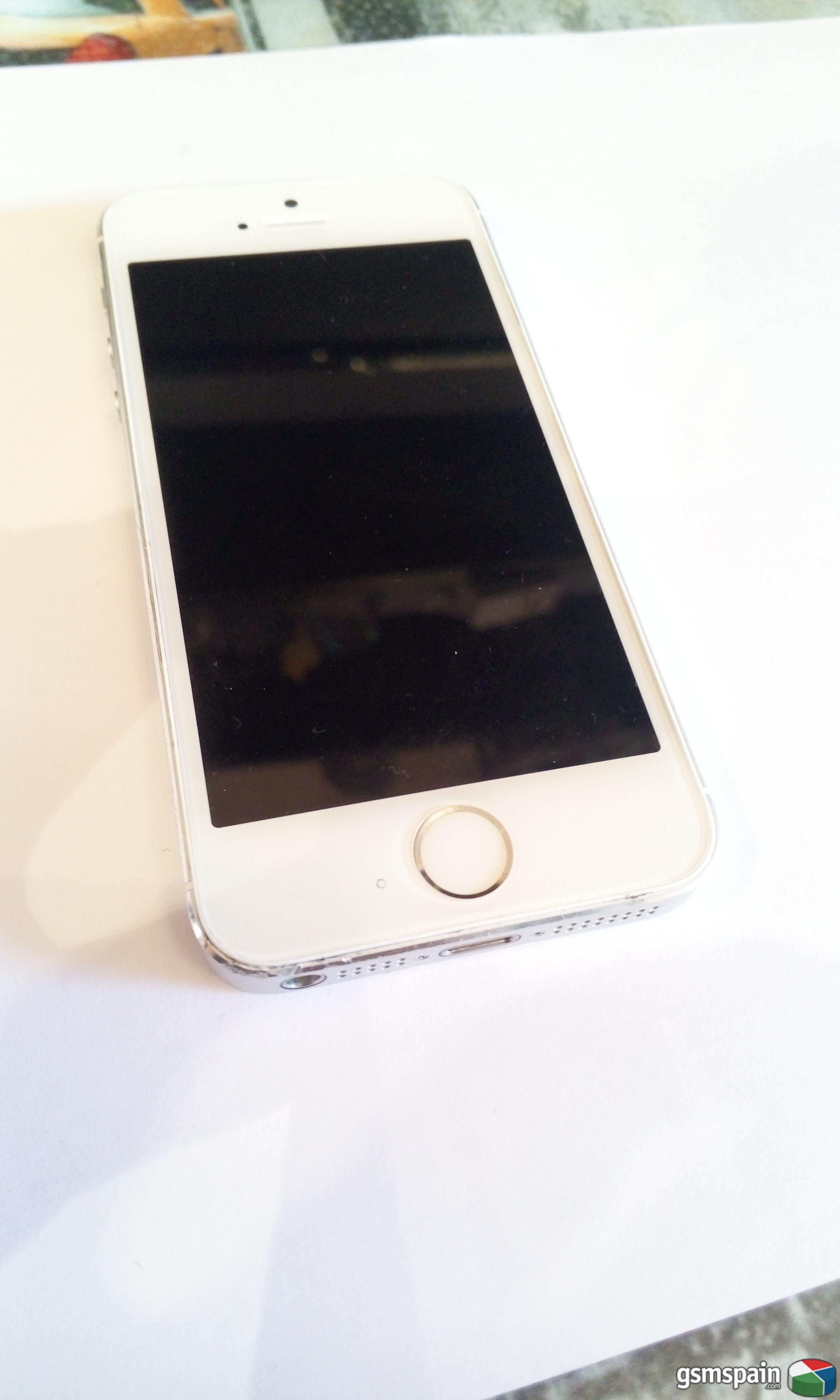 [VENDO] Iphone 5S Silver 16GB roto, para reparar o para piezas...((--125--))