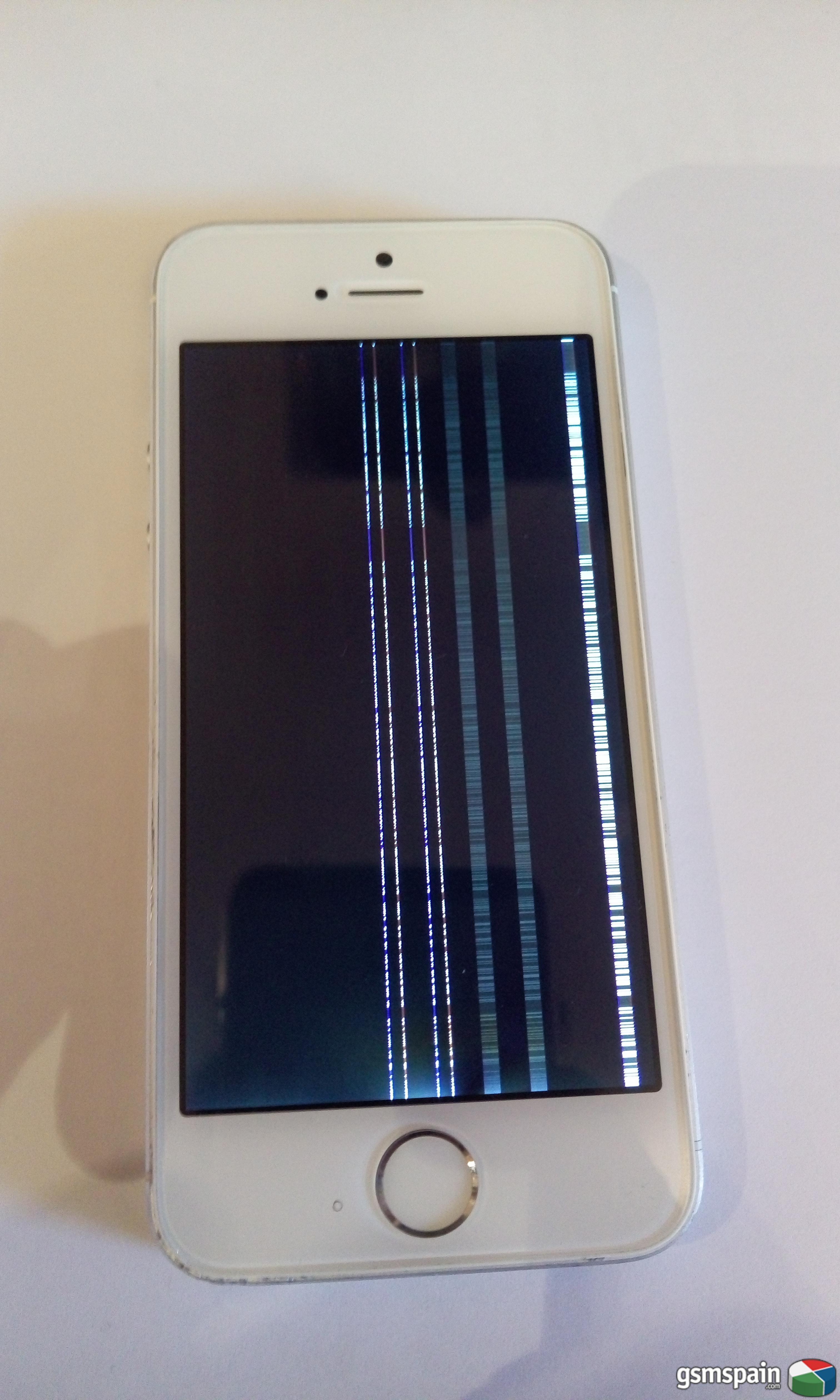 [VENDO] Iphone 5S Silver 16GB roto, para reparar o para piezas...((--125--))