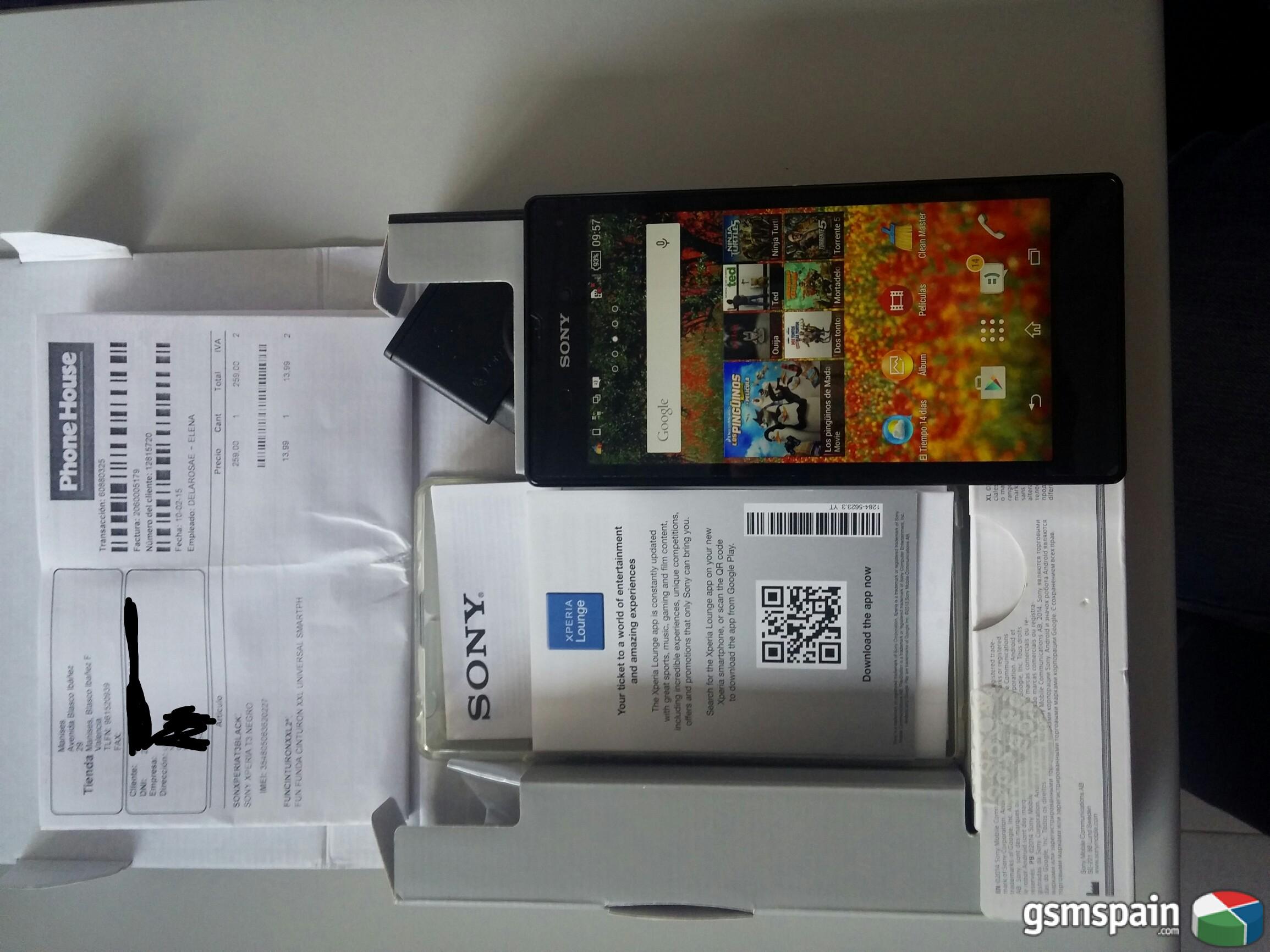 [VENDO] Sony xperia T3 libre y en perfecto estado.. Garantia 3 aos...