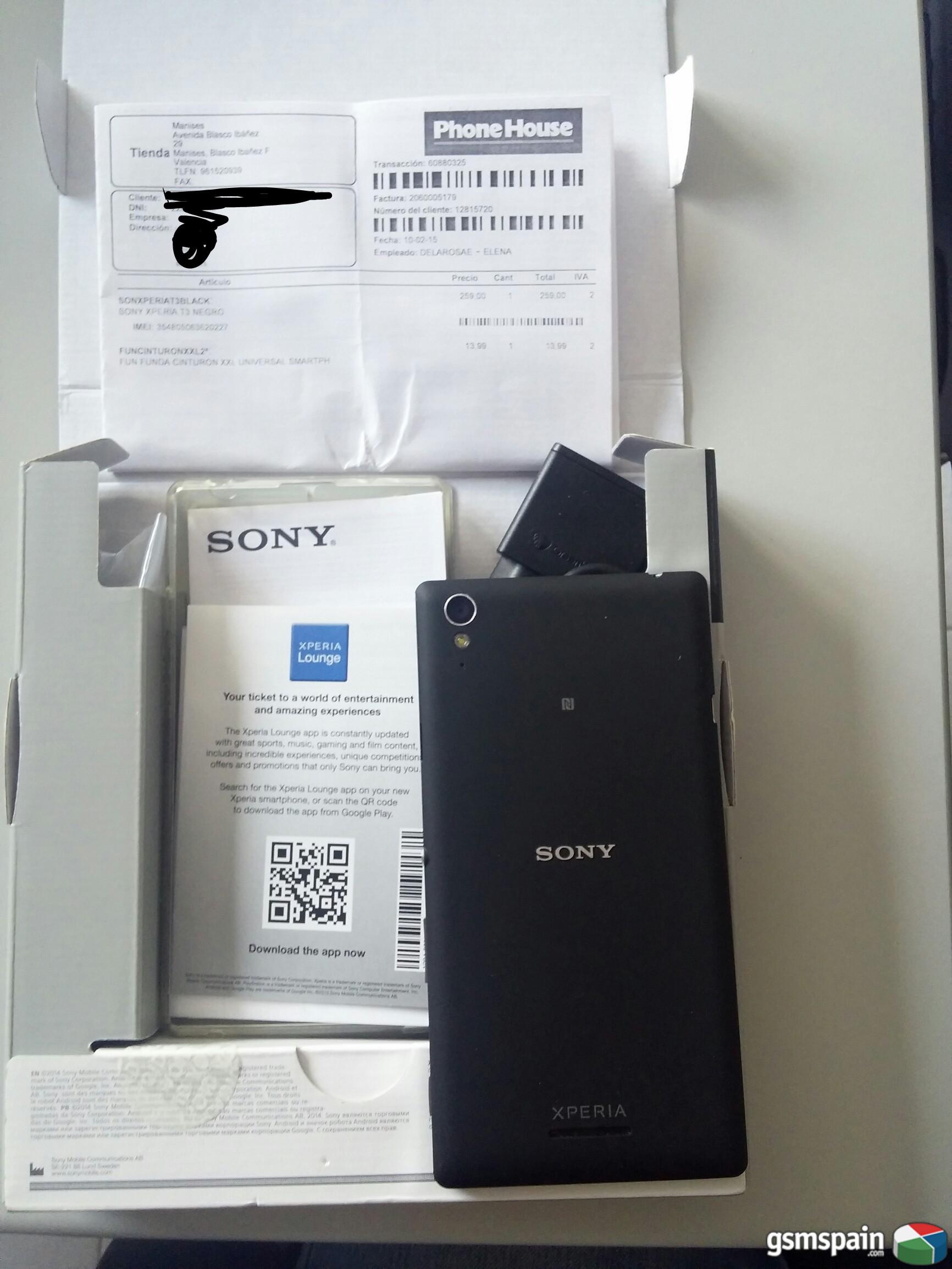 [VENDO] Sony xperia T3 libre y en perfecto estado.. Garantia 3 años...