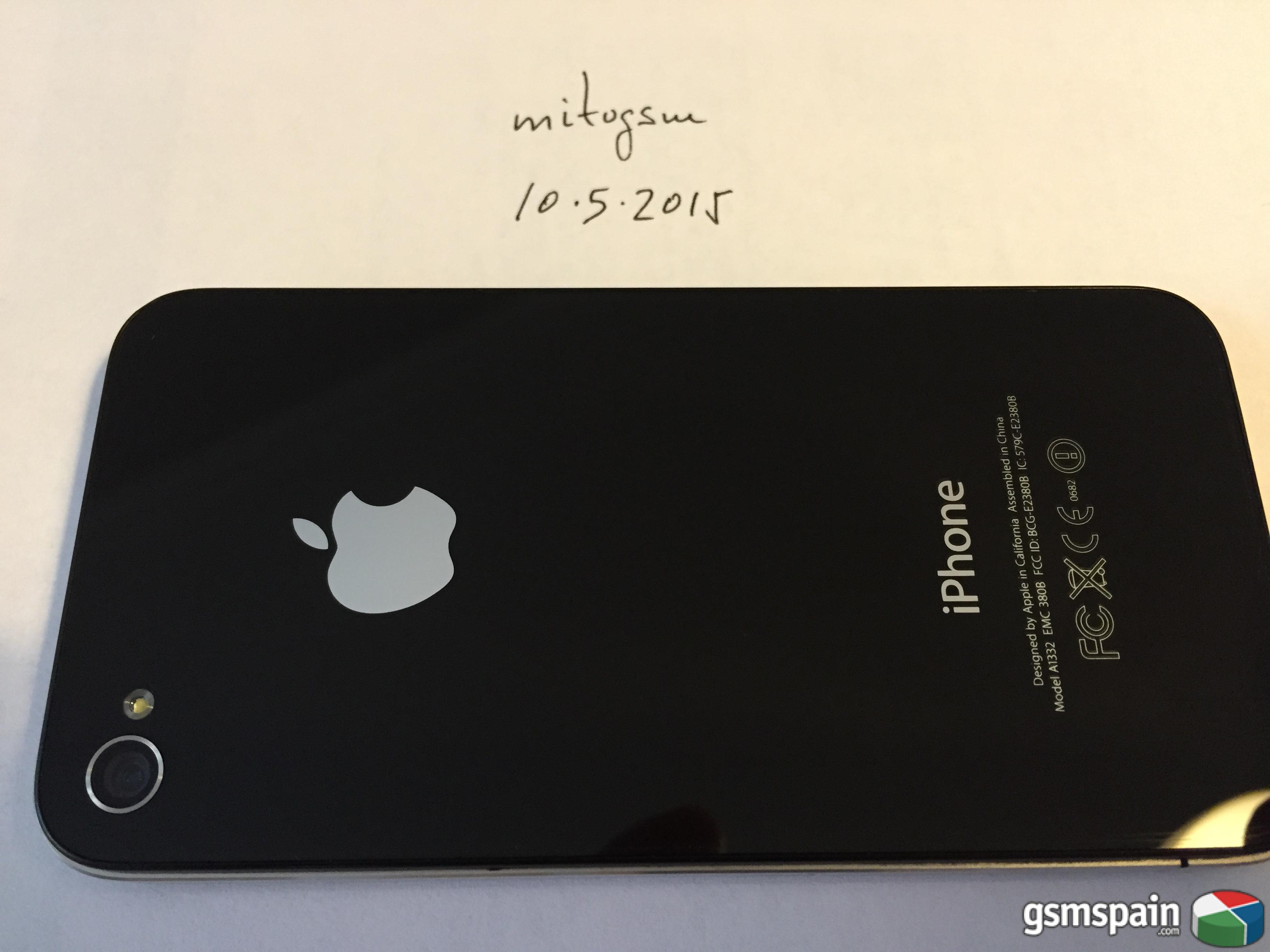 [VENDO] iPhone 4 16Gb negro libre + pack