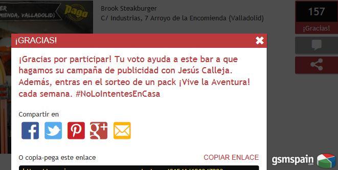 [VOTAME] Doy VERDE por VOTO y adems puedes ganar PACKS AVENTURA!