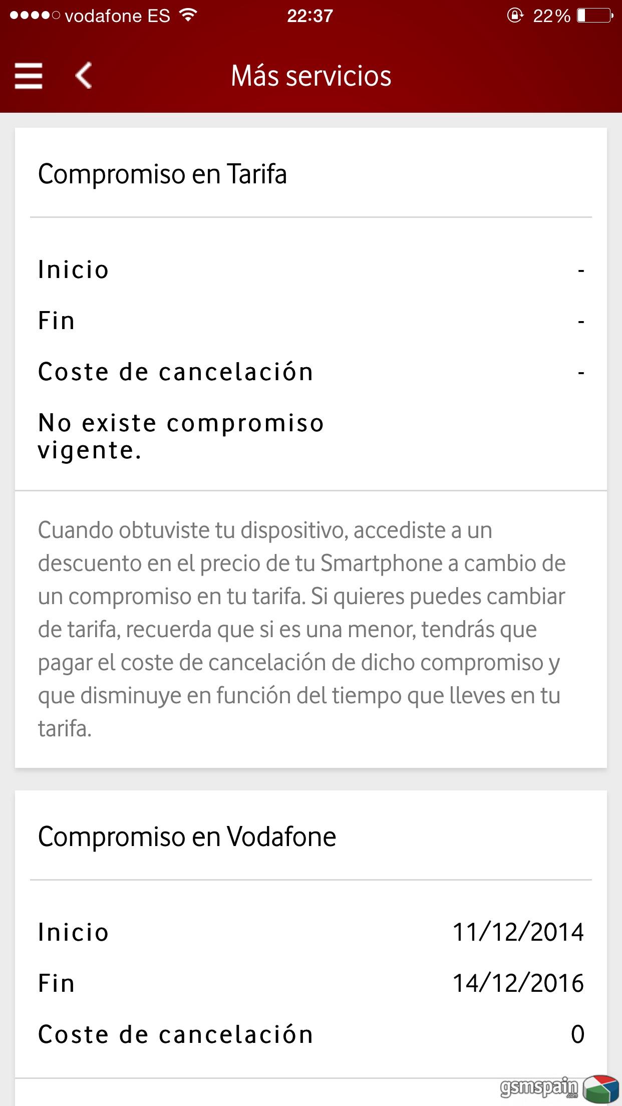 [AYUDA] Sms de Vodafone informando cambio de tarifa.