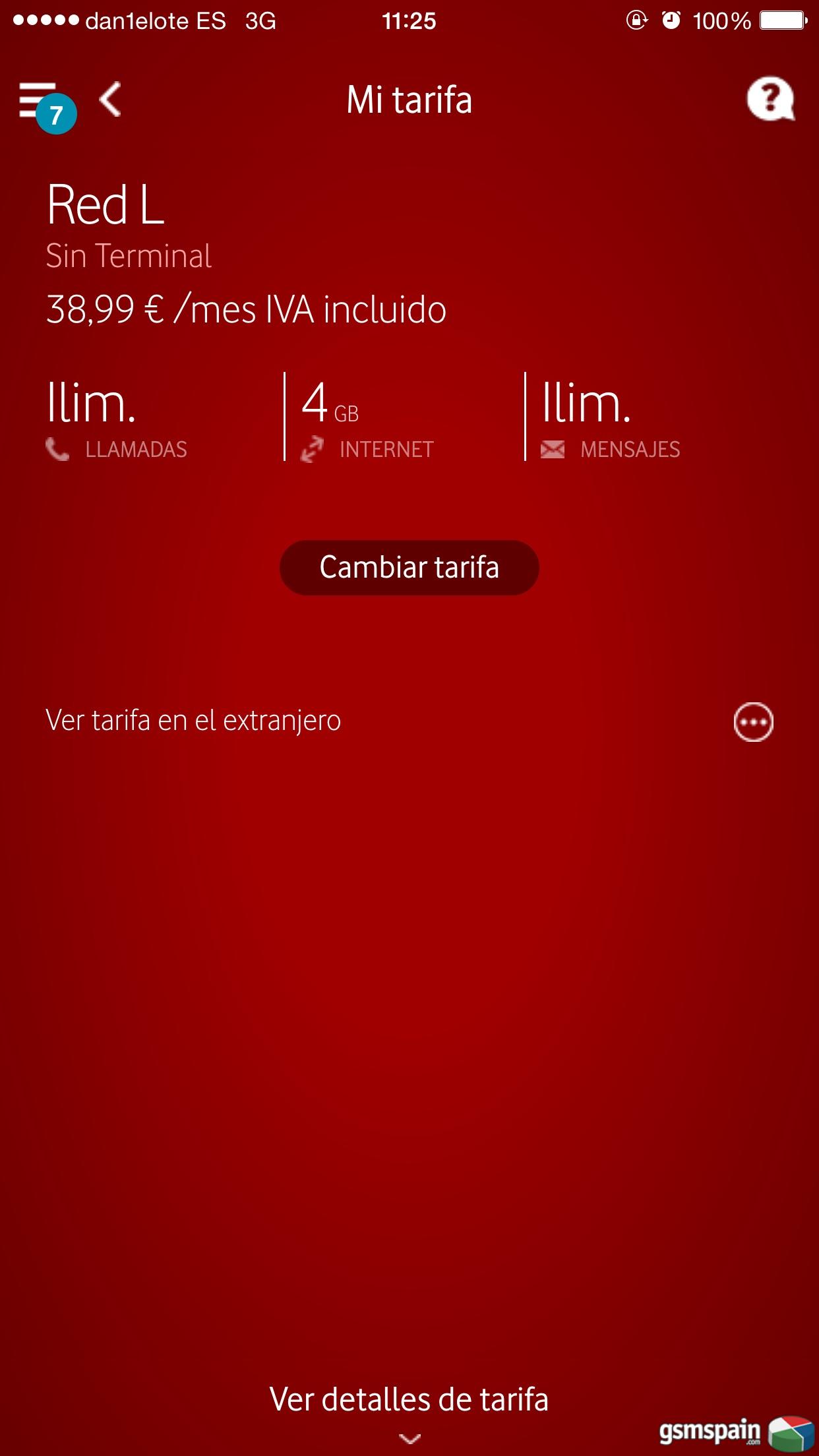 [AYUDA] Sms de Vodafone informando cambio de tarifa.