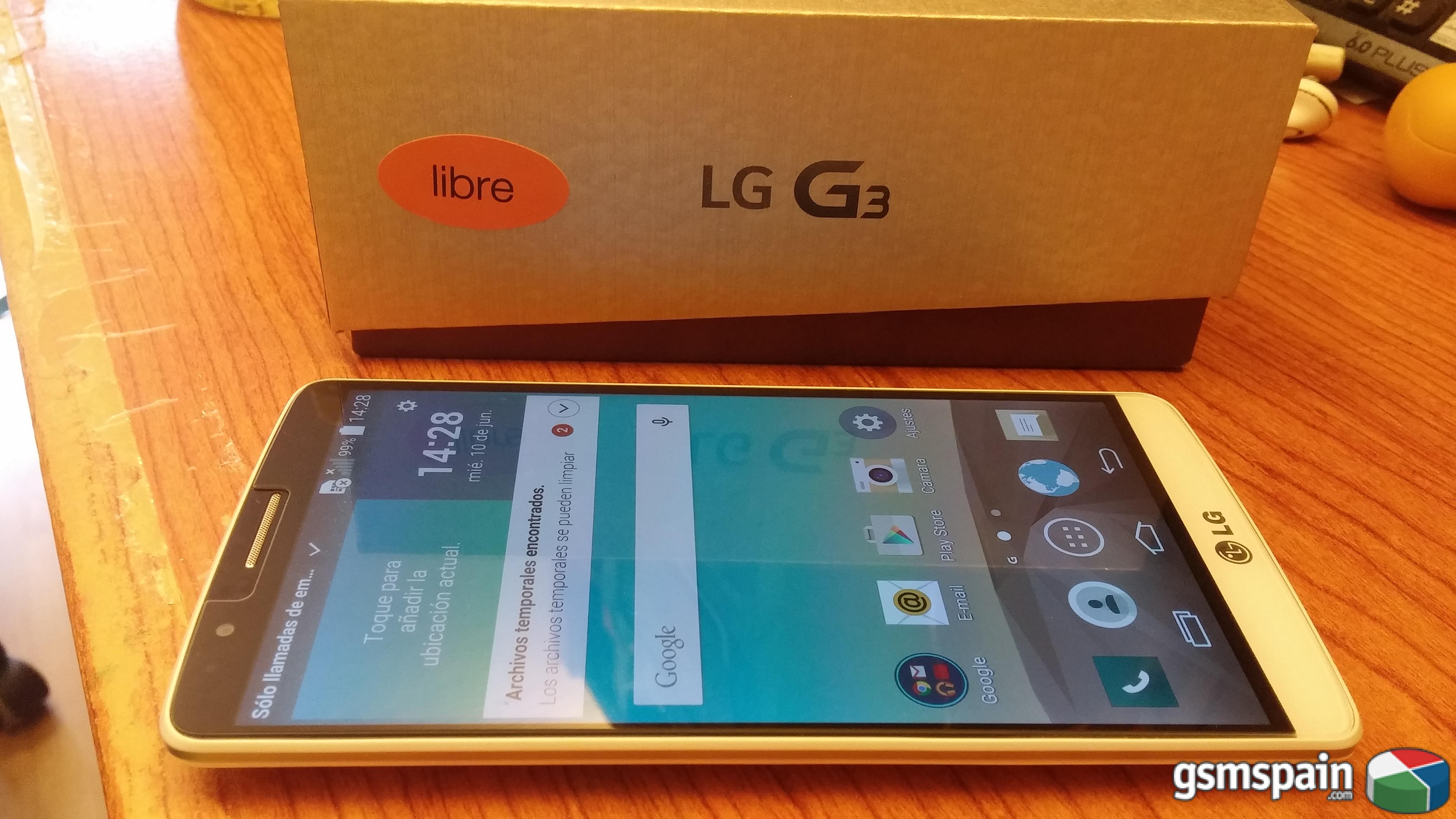 [VENDO] lg g3 blanco libre precio 250 eur