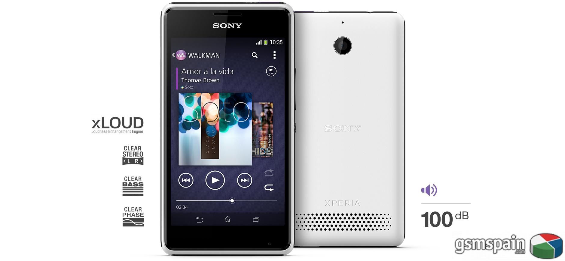 [VENDO] Sony Xperia E1 - Music Edition + Auriculares Sony. Nuevo