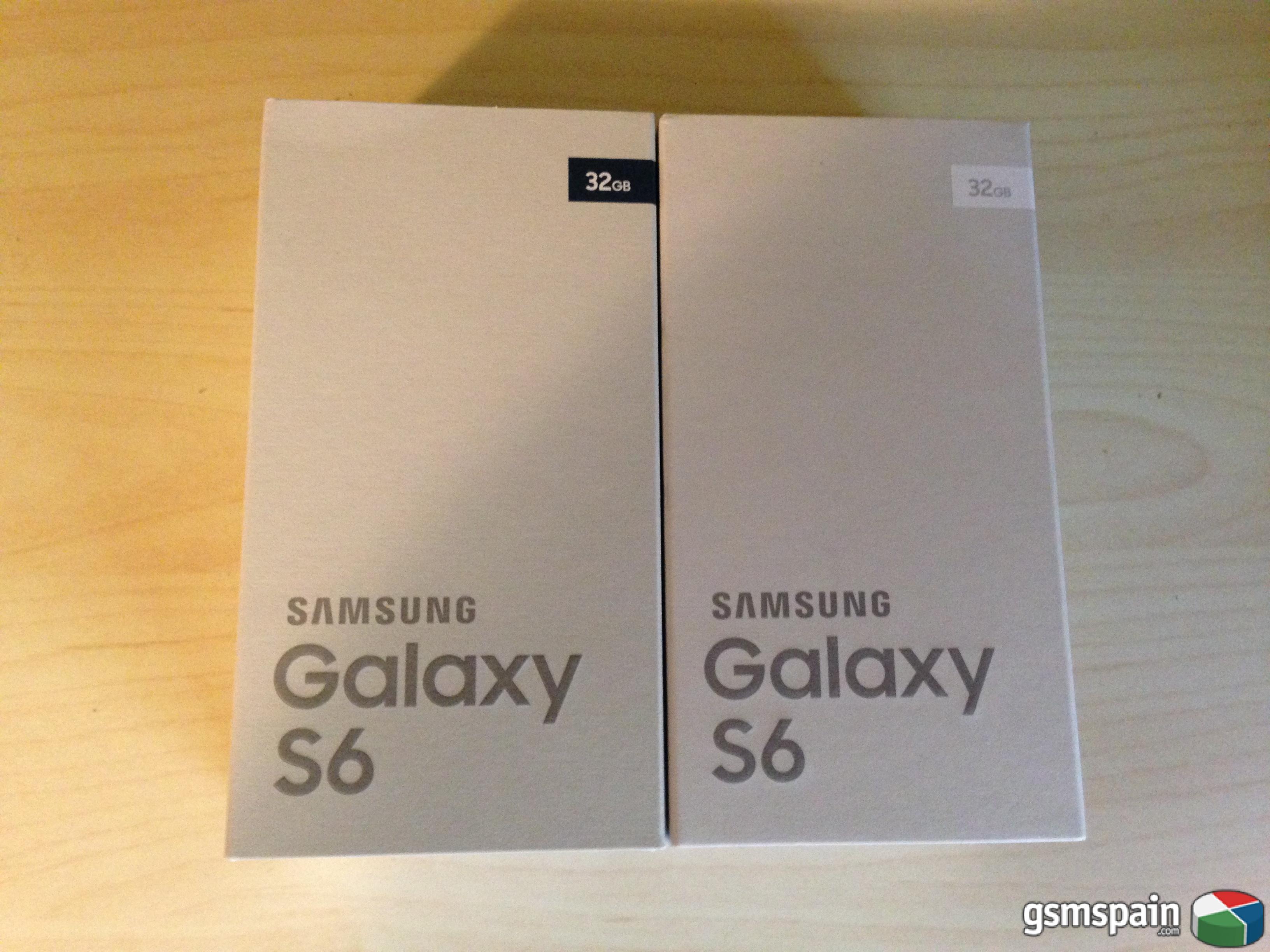 [VENDO] 2 Samsung galaxy S6 blanco y negro precintado y con factura 500 Gi