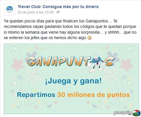 [CHOLLO] Juego Ganapuntos Travel Club mayo-junio 2015