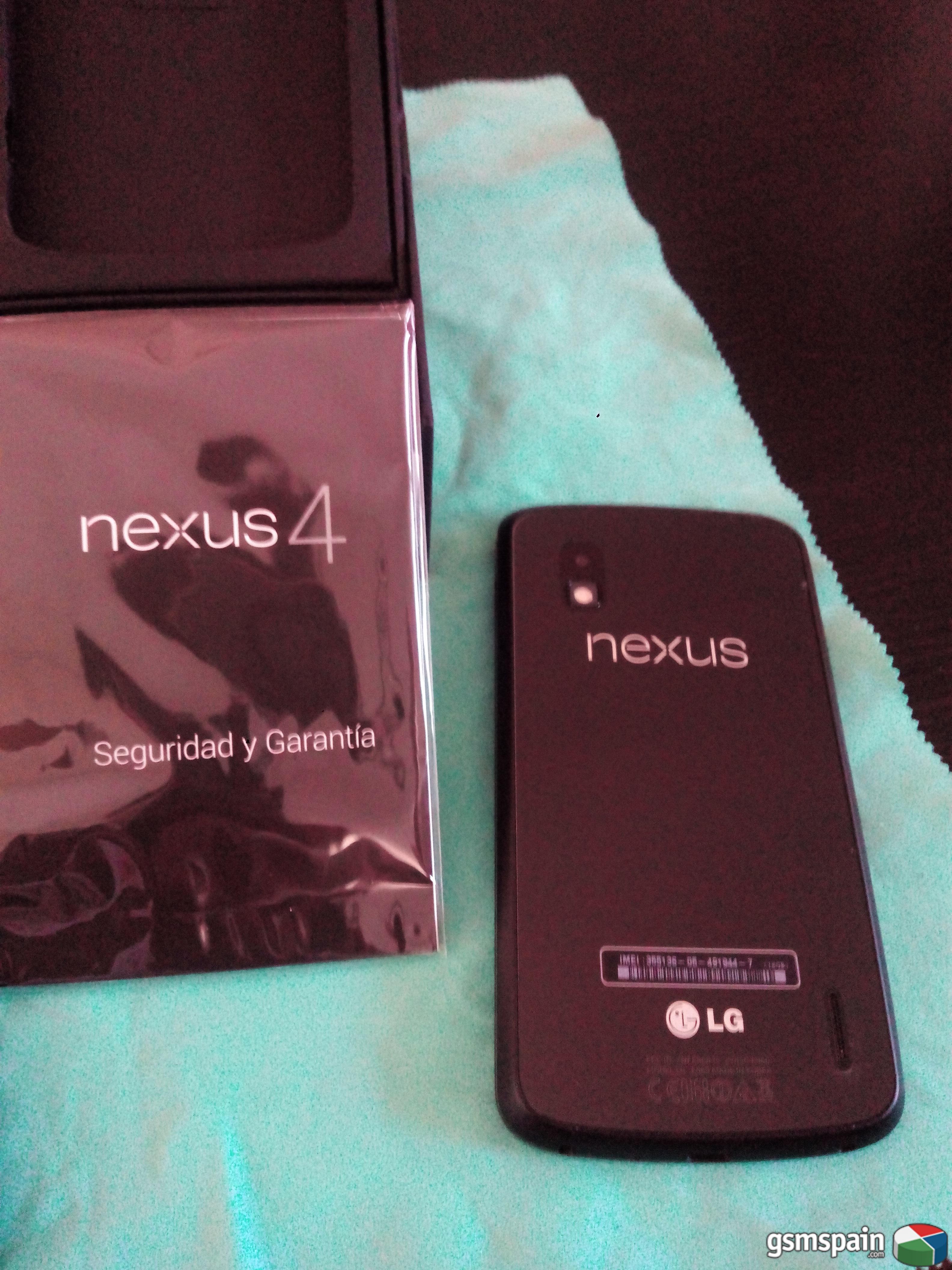 [VENDO] Impecable NEXUS 4 - 16 GB con su caja original