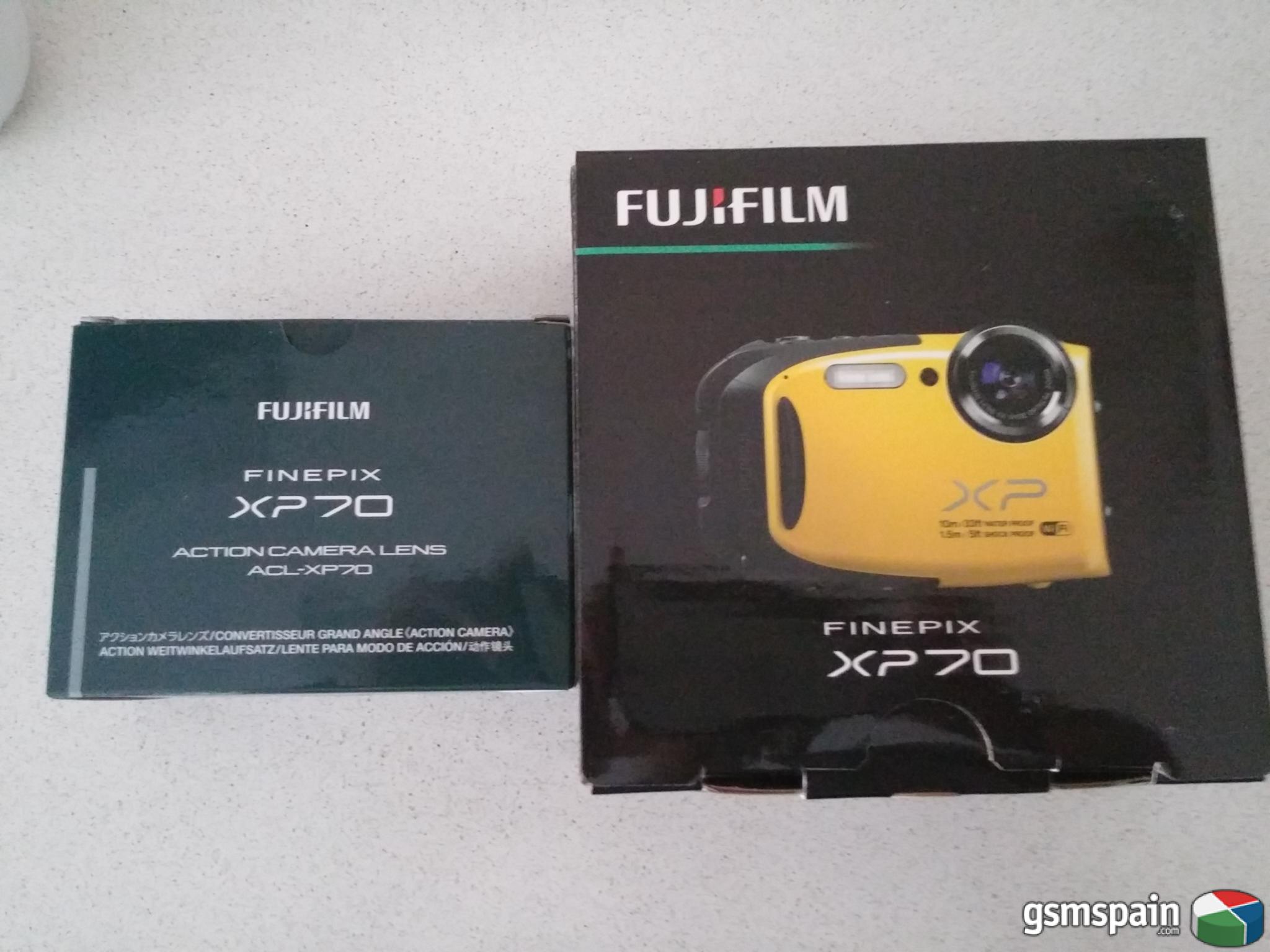 [VENDO]  Cmara digital Acutica Fujifilm Finepix xp70 + Lente accin