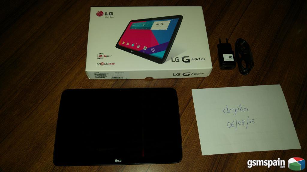 [VENDO] LG G Pad 10.1 negra nueva sin uso.