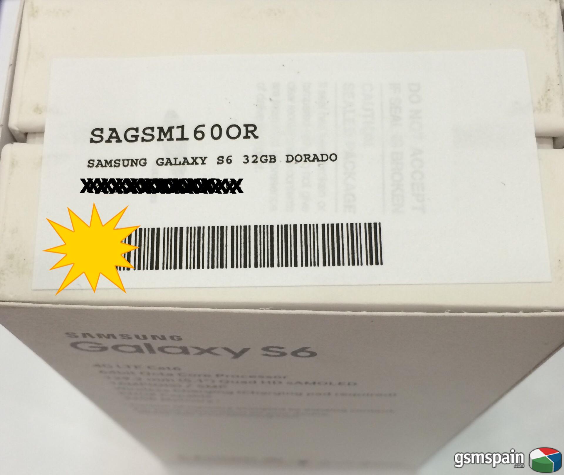 [VENDO] Samsung Galaxy S6 dorado [PRECINTADO]