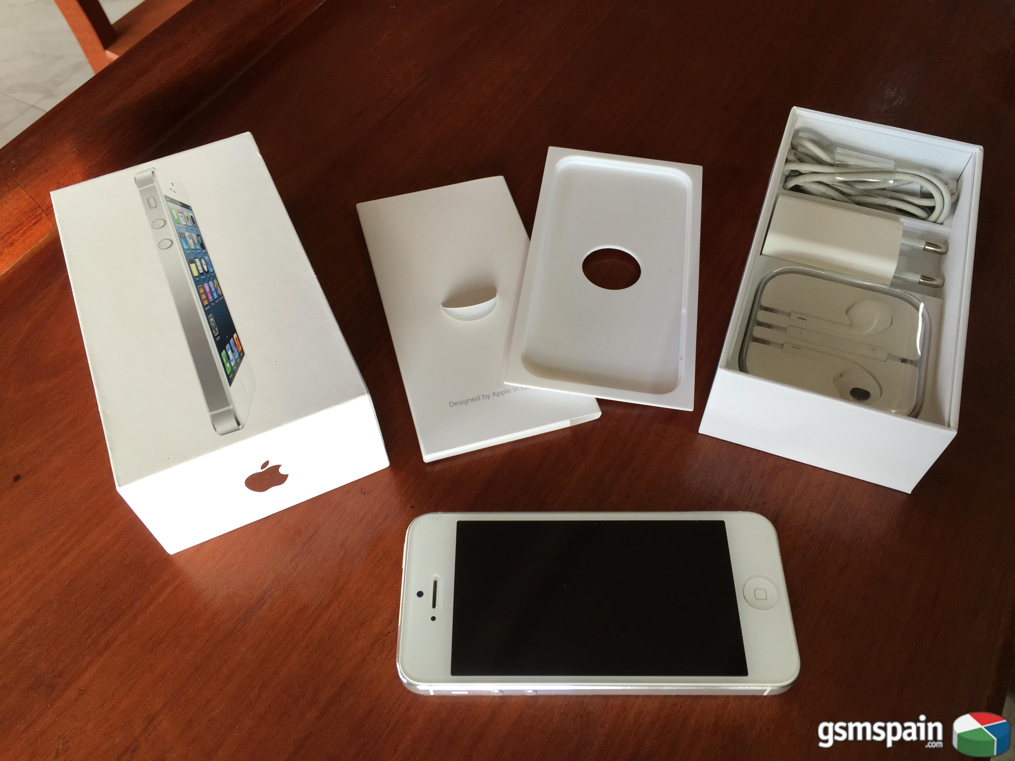 [VENDO] 2 iPhones 5, uno blanco y otro negro, LIBRES y con accesorios