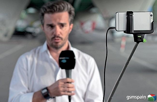 Televisin suiza cambia cmaras por iPhone y palos de selfie