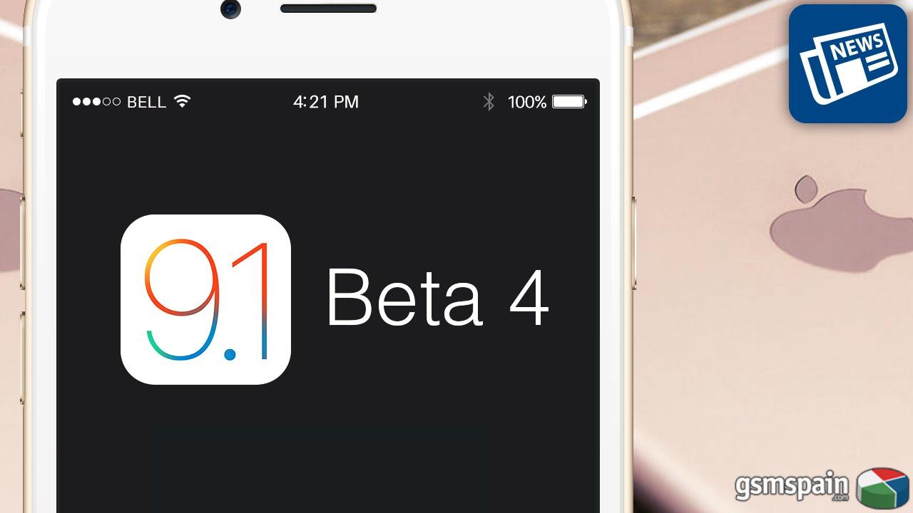 [HILO OFICIAL] Enlaces de descarga de iOS 9.1 beta 4