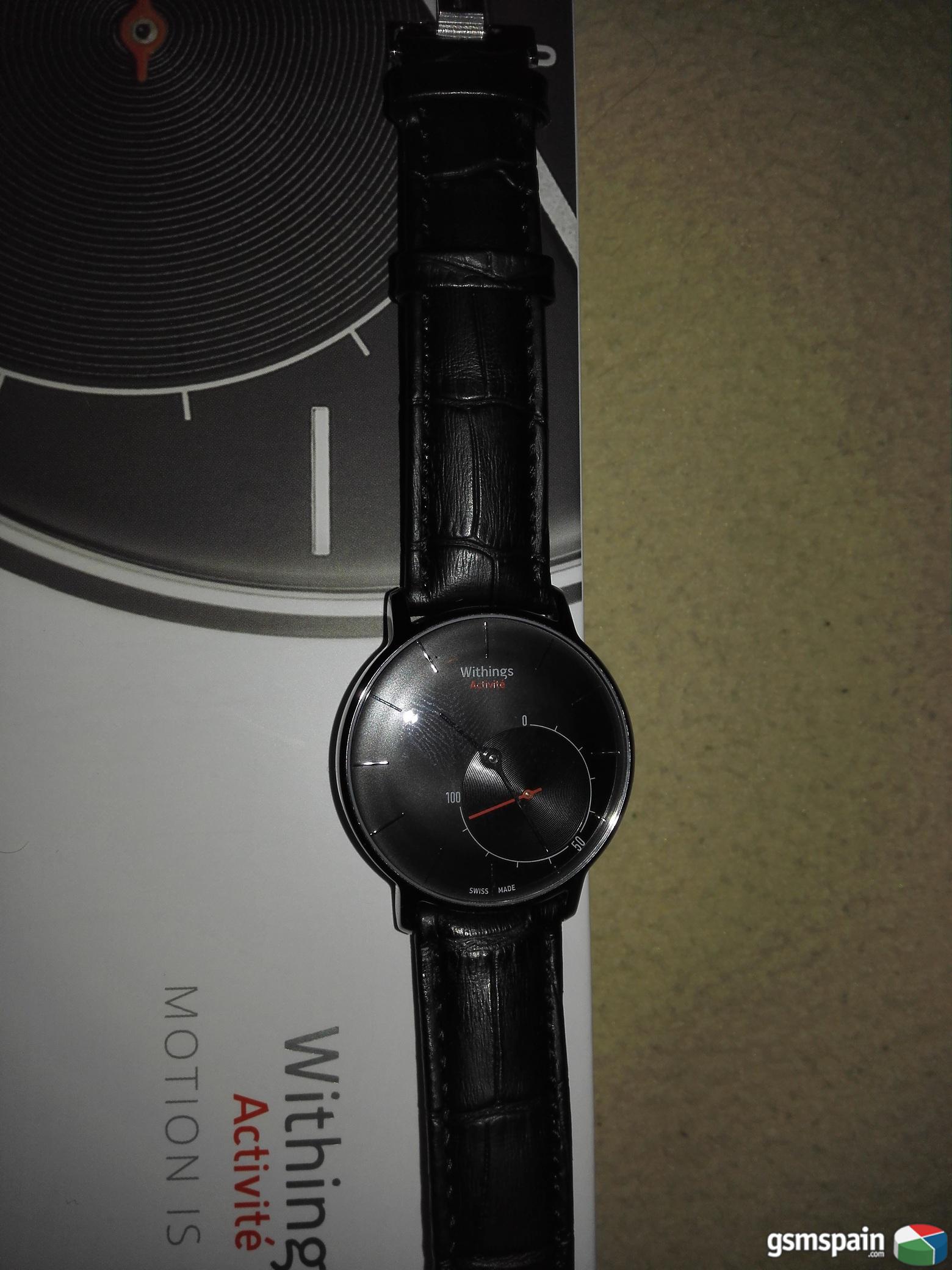 [VENDO] Reloj-medidor de actividad, withings activit negro.....Casi smartwatch