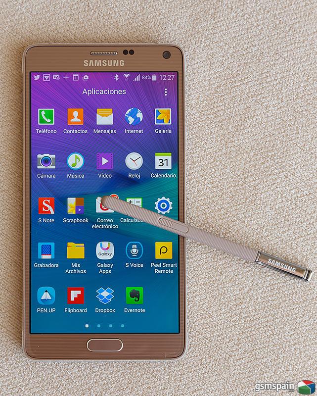 [VENDO] Samsung Galaxy Note 4. Color Gold. Espaol, libre de origen.