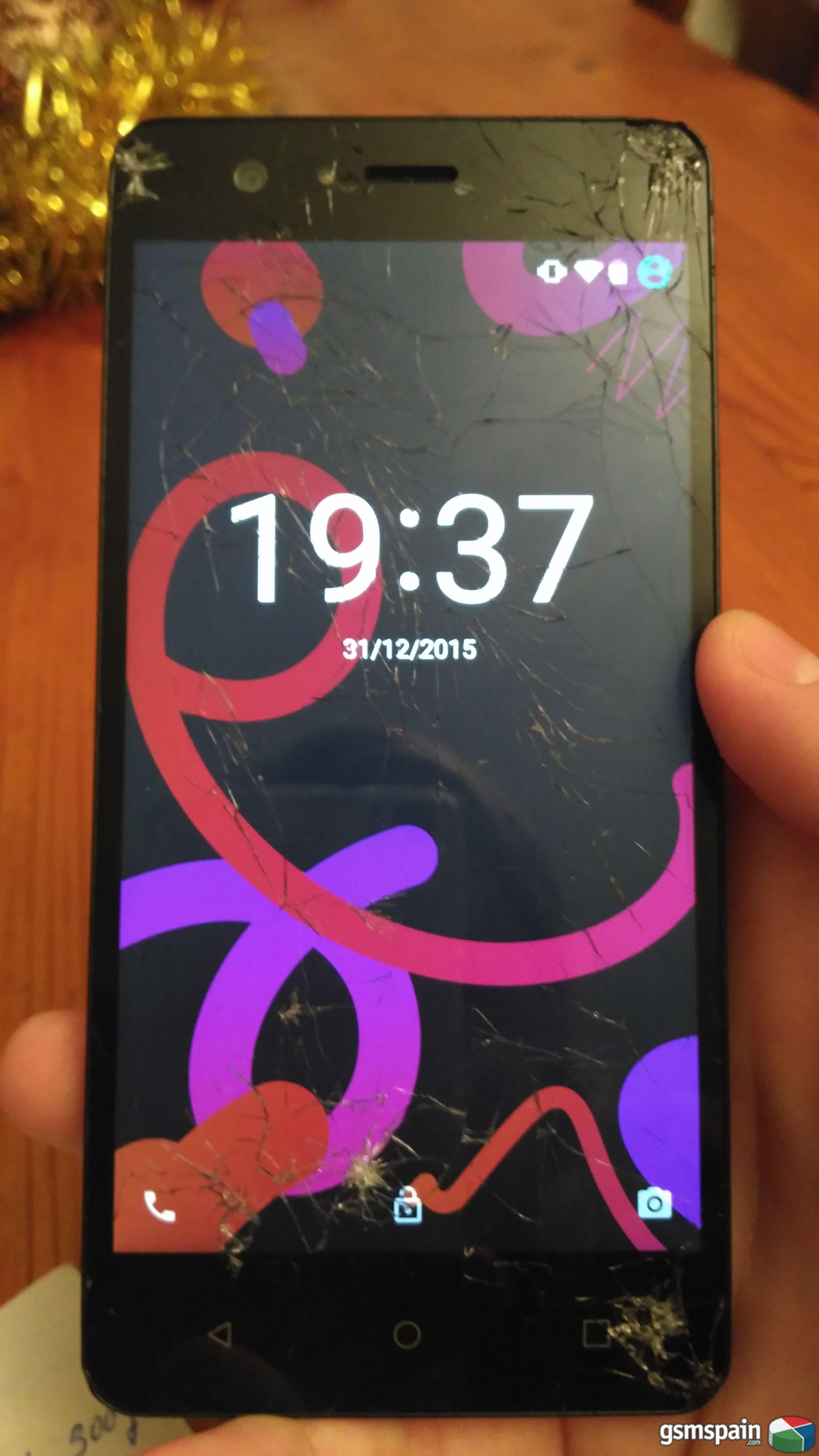 [VENDO] Bq M5 negro con pantalla rota y Samsung Core Prime como nuevo blanco.