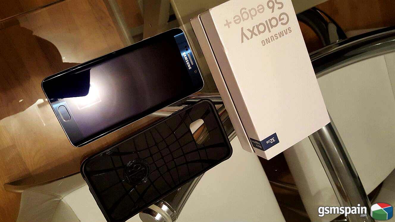 [VENDO] Samsung S6 Edge Plus 32GB black sapphire + (  funda spigen regalo )