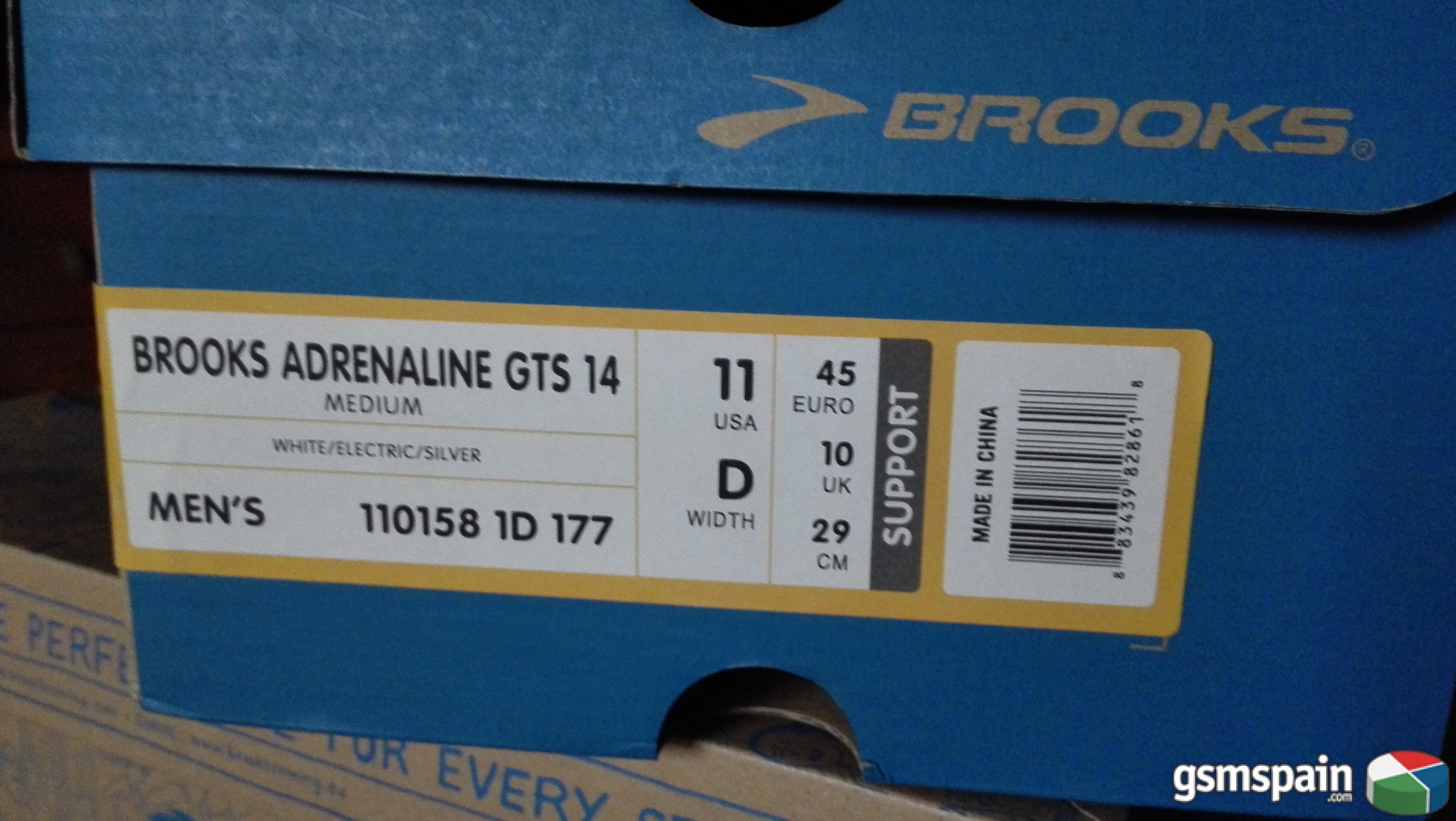 [VENDO] Zapatillas Brooks Adrenaline GTS 14 talla EUR 45 Casi Nuevas