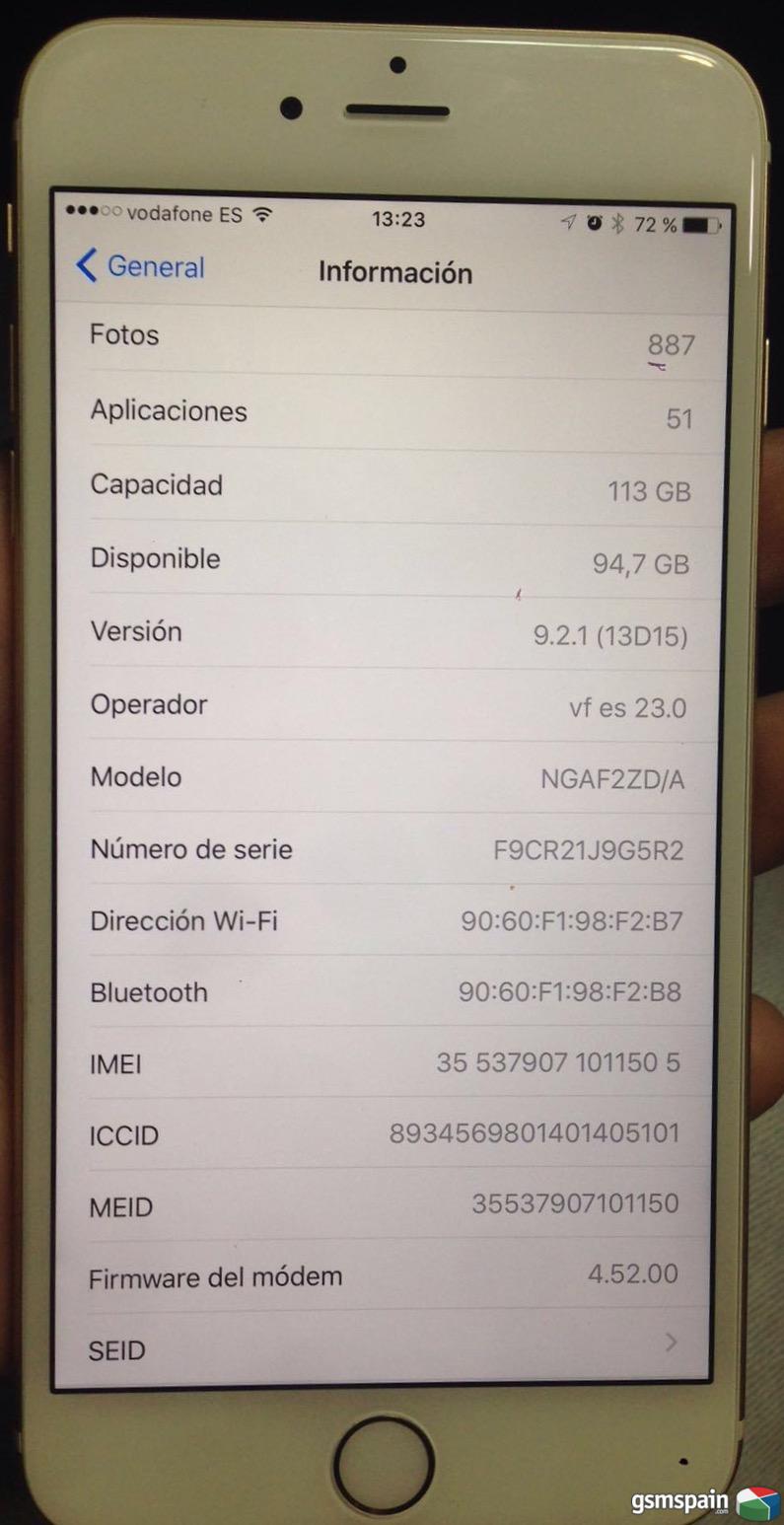 [VENDO] iPhone 6 Plus 128gb