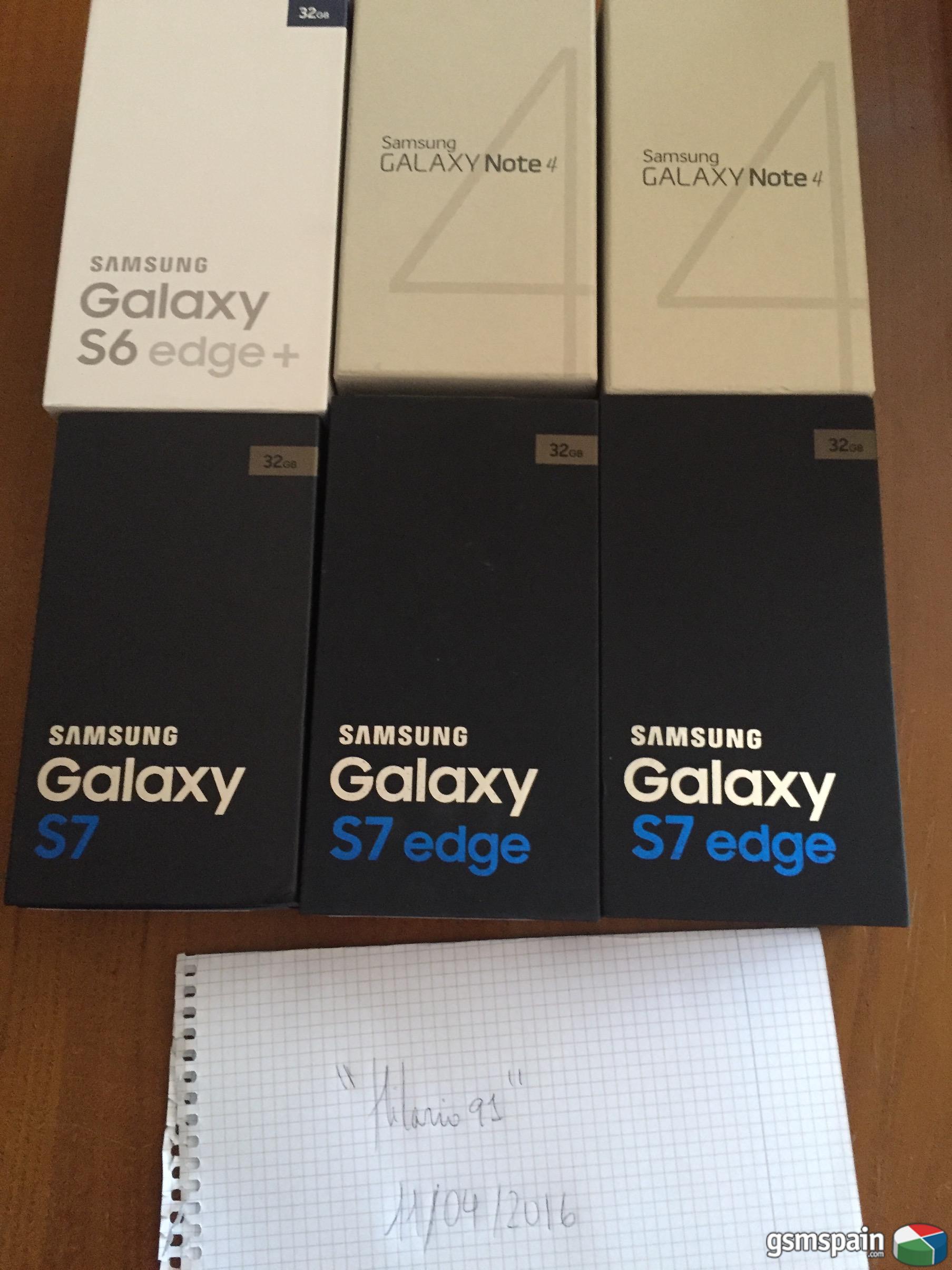 [VENDO] LOS MAS BARATOS DEL FORO***IPHONE 6S, 6S PLUS,S7 Edge,Galaxy S7, S6 Edge+ y Note 4***